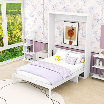 Armoire de lit escamotable Murphy avec conception peu encombrante et lattes