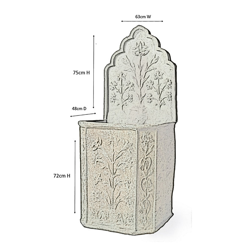 Cowell Handcrafted Outdoor Weather Resistant Fountain