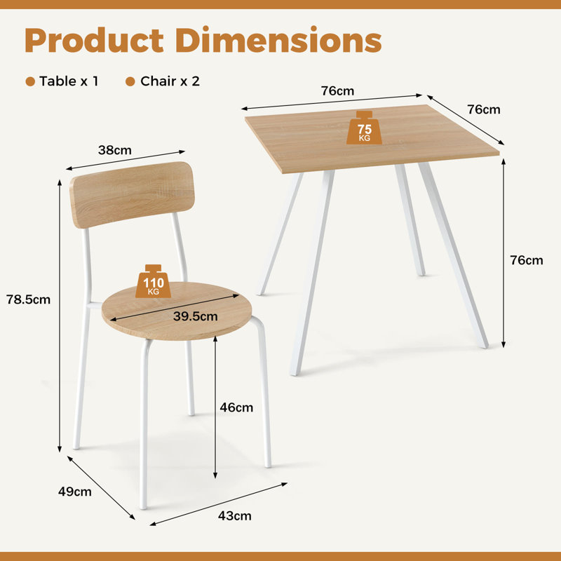 2 - Person Dining Set