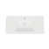 MEBO 42'' White Reinforced Acrylic Rectangular Bathroom Sink with Overflow