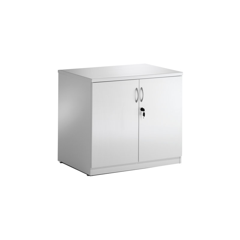 Castonguay 2 -Door Storage Cabinet, High Gloss White