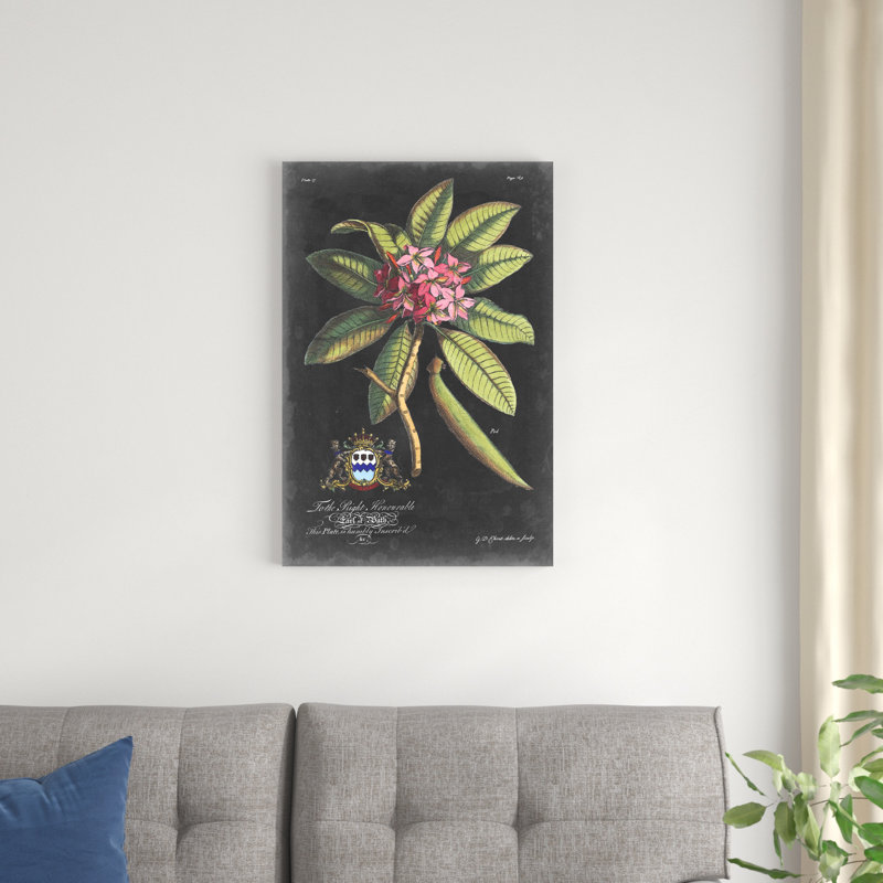 Dramatique royal botanique V, H 30 po x l 20 po x P 1,25 po
