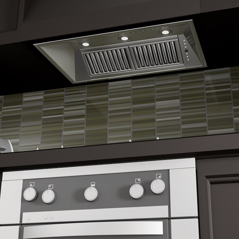 700 CFM Ducted Under Cabinet Range Hood in Brushed Stainless Steel, 46"