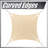 Colourtree Sun Shade Sail Rectangle Canopy Fabric Cloth Screen, Water Permeable & UV Block UPF50-54246436-92473866