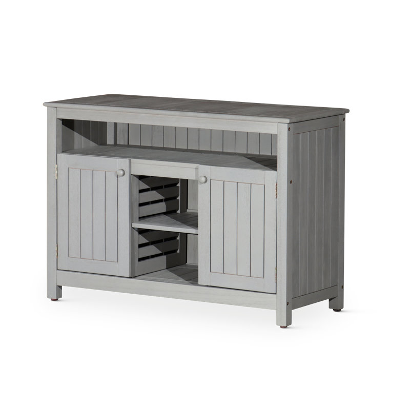 Buffet et console Colaluca, Bois flottant gris