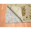 Tapis blanc en laine et en soie noué à la main 8 pi x 9 pi 9 po 827218CEEE50468B929F16FD6BC191B7