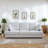Aloe 88" Mid-Century Modern Deep Seating Sofa with Removable Cushions & 2 Toss Pillows-105268592