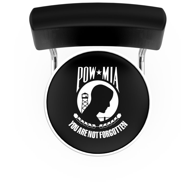 Millitary Swivel Bar Stool, POW/MIA