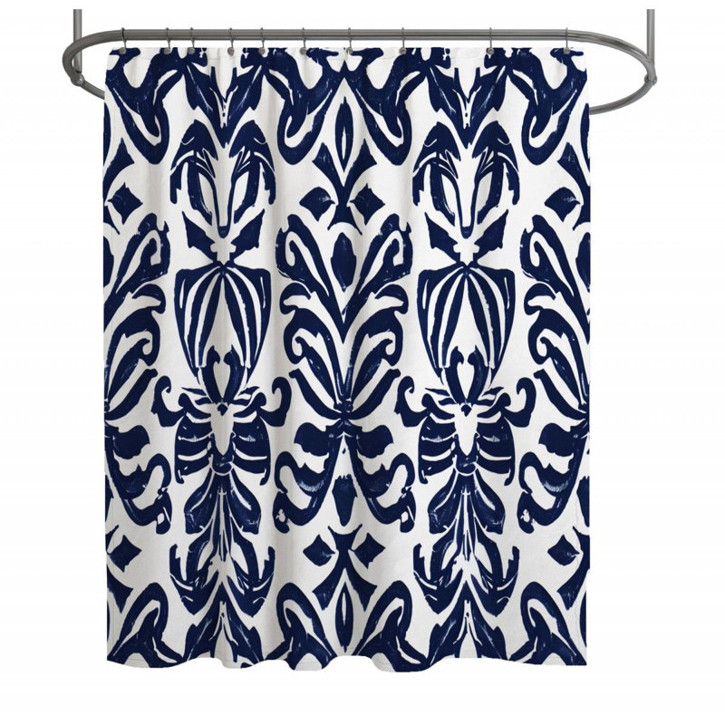 Enaysia Abstract Shower Curtain, 73"H x 70"W