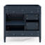 Meuble-lavabo de 36 po sans lavabo supérieur, armoire de rangement moderne avec 2 tiroirs et un tiroir basculant-394790563