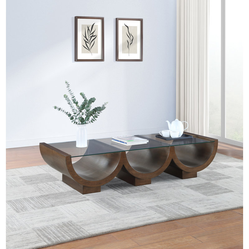 Table basse Caputto, Brun
