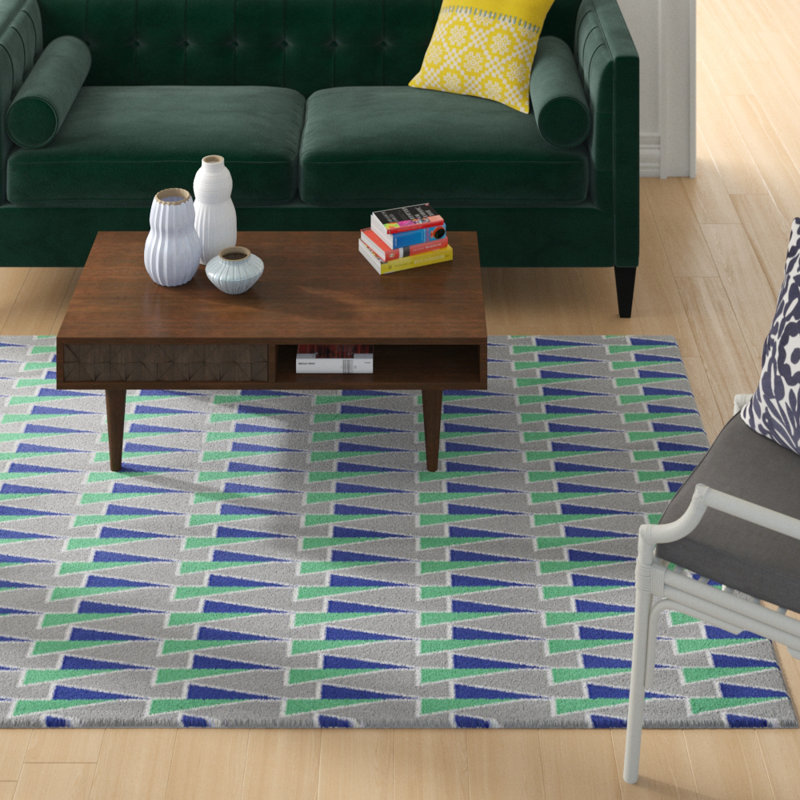 Jordao Geometric Indoor Rug, Rectangle 5' x 7'