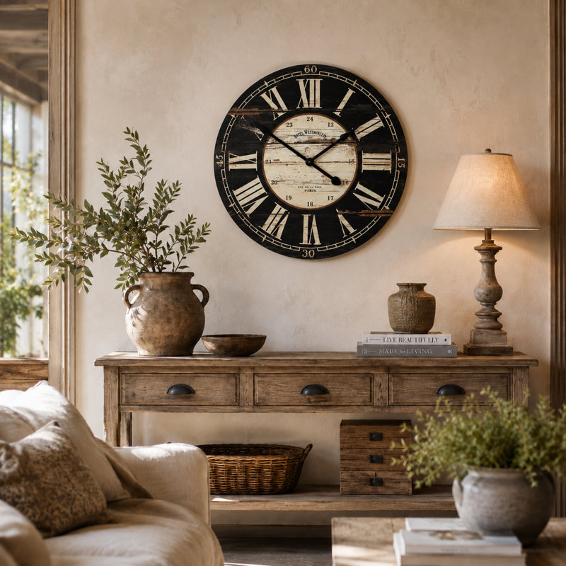 Wood Wall Clock