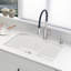 Diamond SILGRANIT 32" L x 20.88" W Double Bowl Undermount Kitchen Sink with Low Divide-83251814