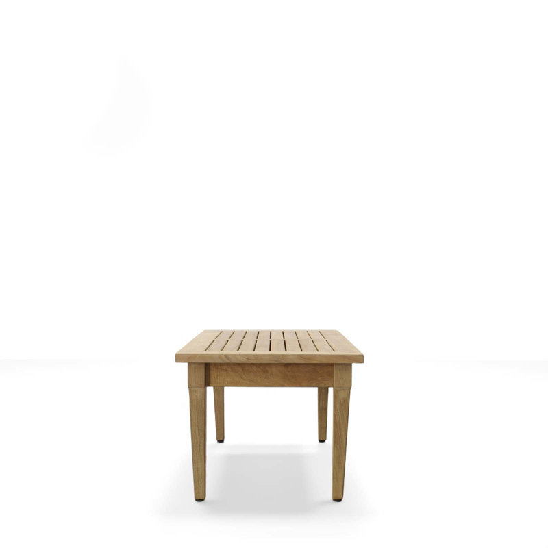 Table basse d'extérieur en teck
