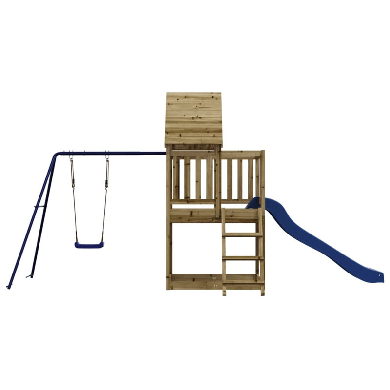 Gast Freeport Park Swing Set with Swing(s) , Slide(s), Green