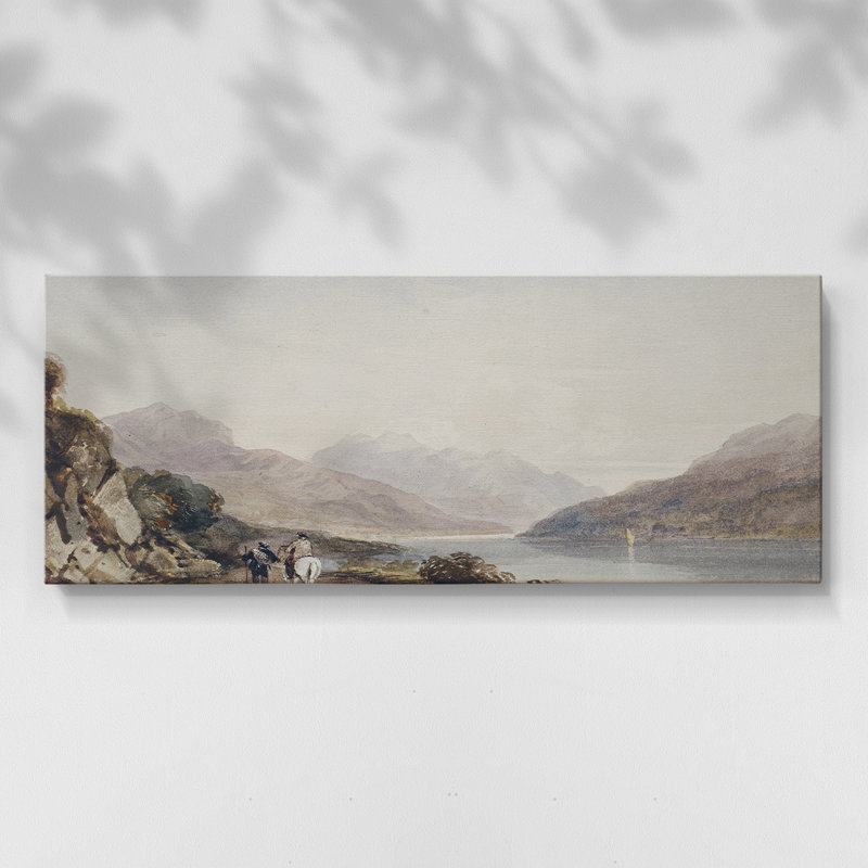 Série paysage - CMLXV - Toile tendue avec châssis - Prêt à accrocher, H 16 po x l 40 po