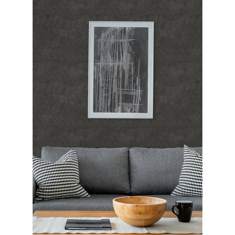 Abstract Landscape Wallpaper, Gray