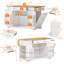 138 cm W Kitchen Island with Top-1843926506