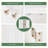 Bathroom/Kitchen Wall Cabinet With 2 Doors, 3 layer Medicine Wall Cabinet For Living Room, Space Saver Storage Cabinet