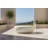 Navarro Indoor Outdoor Coffee Table In White Concrete Finish