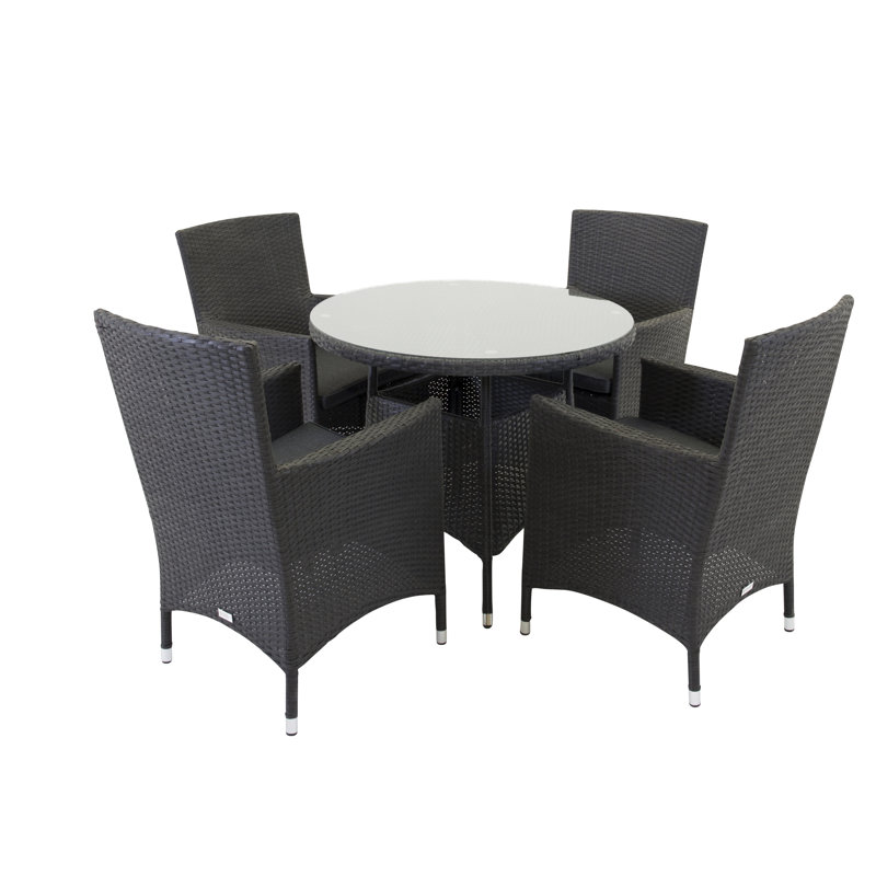 Newlin Outdoor Patio Dining Armchair with Cushion