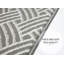 Tapis d'escalier antidérapants gris / blanc 9 x 28 po