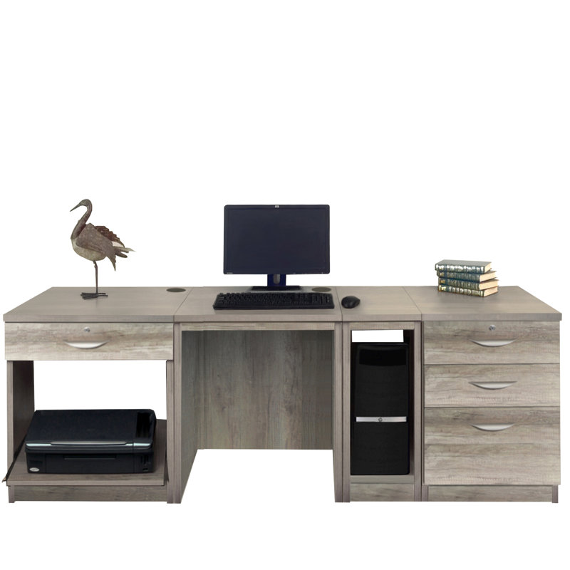 Walshaw Computer Desk, Grey Nebraska