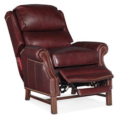 Fauteuil inclinable électrique standard en cuir Jurni