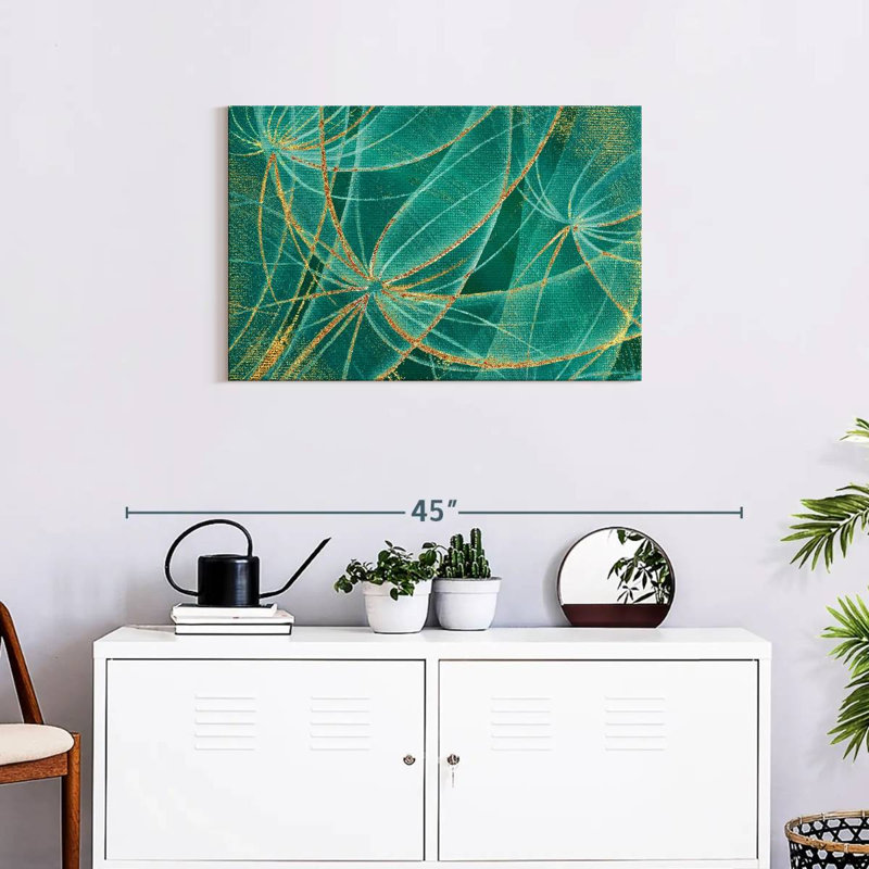 Avery Abstract Dandelions, 20" H x 30" W