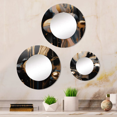 Carsley Metal Round Mirror