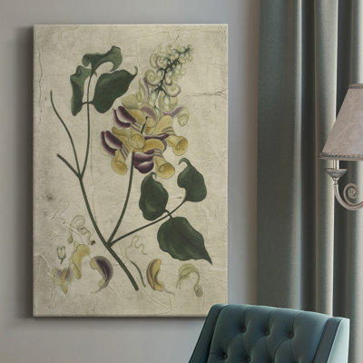 " Aubergine Florals I "