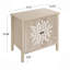 Armoire de rangement sculptée à 2 portes avec tablette réglable, meubles décoratifs pour le salon, le couloir et la cuisine