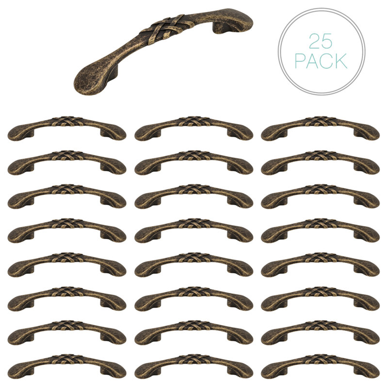 Celtic 3" Center Arch Pull Multipack, Weathered Brass