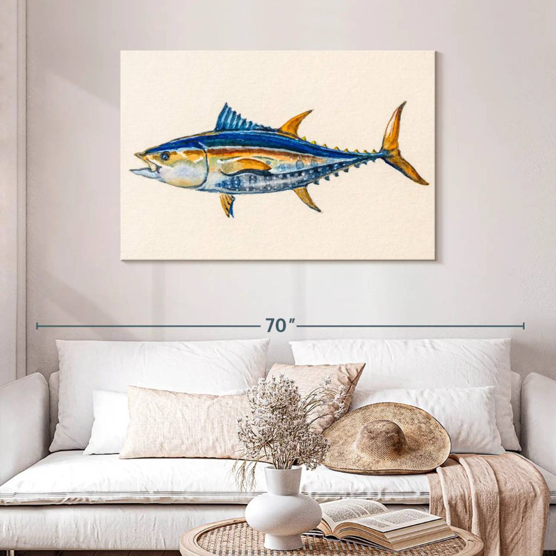 Exotic Tuna, 30" H x 45" W