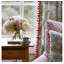 Pink and White Hydrangea Bouquet in Glass Cube Vase