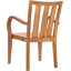 Chaise de patio en teck Chanelle