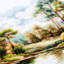 Forest Lake Counted Cross Stitch Kit by Magic Needle 70-39