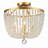 Conway 4 - Light Unique Empire Chandelier with Beaded Accents-336608184