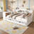 Twin Corner Daybed With Storage Drawers Built-in Desk USB Charging Port & Bookcase-1201760600