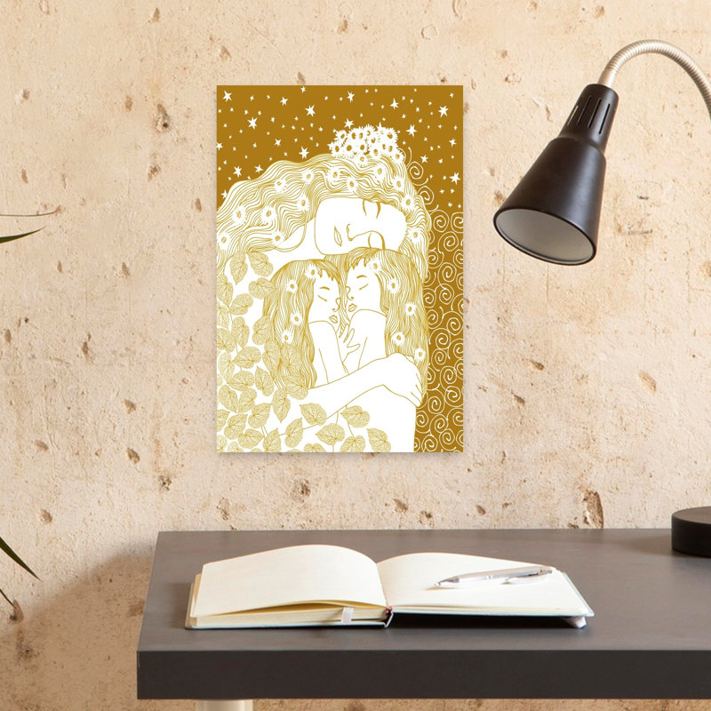 Print, 45.72 cm H x 30.48 cm W, Yellow/White