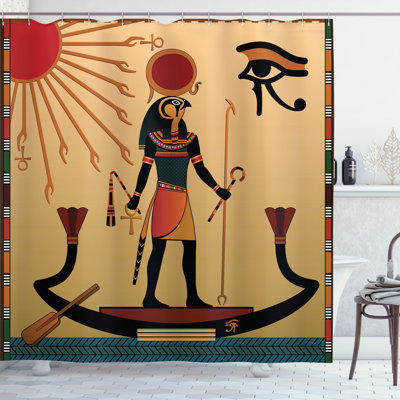 Shower Curtain with Hooks Included