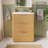 18" Bathroom Cabinet with Storage, Small Space Solution with Ceramic Sink
