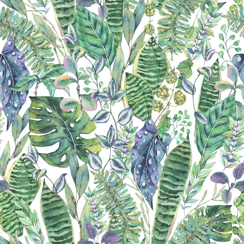 Kescha Peel & Stick Floral Wallpaper, 2.08' W x 10.42' L