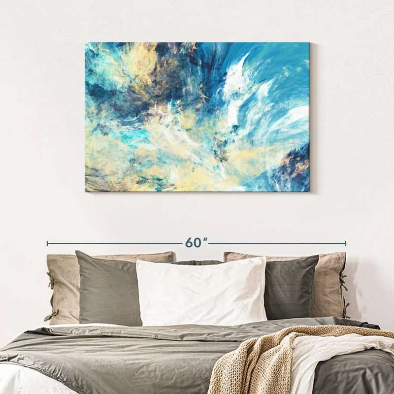 Avery Frosty Dynamic Abstract, 30" H x 45" W