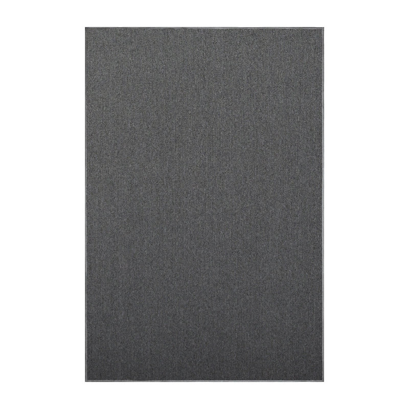 Tapis intérieur / extérieur gris Gafton, Rectangulaire 12 pi x 17 pi
