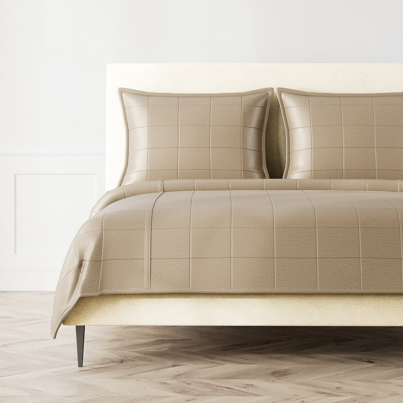 Stria Coverlet, King Coverlet, Bronze