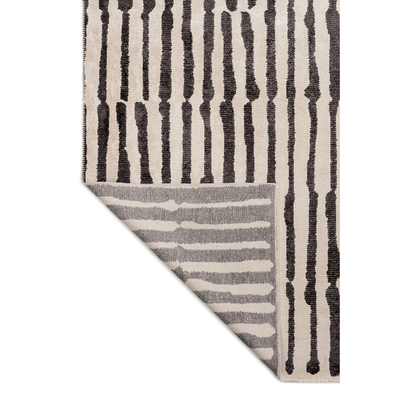 Dea Abstract Hand Loom Indoor / Outdoor Area Rug, Rectangle 5'3" x 7'6.6"