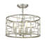 Lustree tambour 4 lumières de style bougie Mathena-1872750324