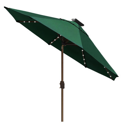 Ayzah 108'' Lighted Market Umbrella